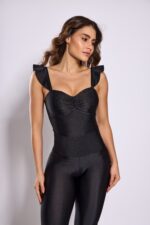 Body Drapeado Babado